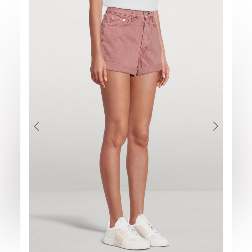 rag & bone Maya High Waisted Shorty Shorts - Picture 4 of 5
